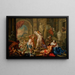 Les Plaisirs des saisons Summer - Johann Georg Platzer — framed artwork on a wall