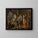 L'atelier du sculpteur - Johann Georg Platzer — framed artwork on a wall