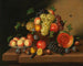 Gran naturaleza muerta decorativa de frutas - Johann Georg Seitz — vista de la obra