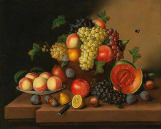 Johann Georg Seitz - Grosses dekoratives Frchtestillleben.webp