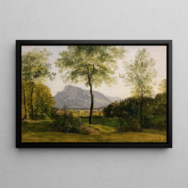 Johann Georg von Dillis - Landschaft mit dem Untersberg bei Salzburg.webp