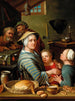 a kitchen interior with characters - Johann Gerlach Lambert — artwork view