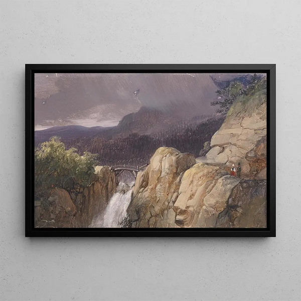 Johann Giovanni Varrone - bergang ber den Wasserfall.webp