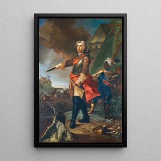 Johann Gottfried Auerbach - Prinz Eugen von Savoyen als Feldherr.webp