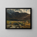 the Lake of Murg behind the Alps of St. Gallen - Johann Gottfried Steffan — framed artwork on a wall