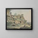 Amphitheatre - Johann Gottlieb Hackert — framed artwork on a wall