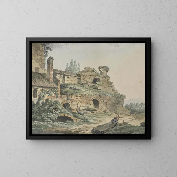 Amphithéâtre - Johann Gottlieb Hackert — cuadro enmarcado en la pared