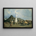 Place du Marché à Szolnok - Johann Gualbert Raffalt — cuadro enmarcado en la pared