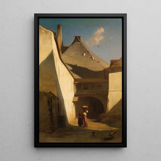 Johann Gualbert Raffalt - Ungarischer Bauernhof.webp