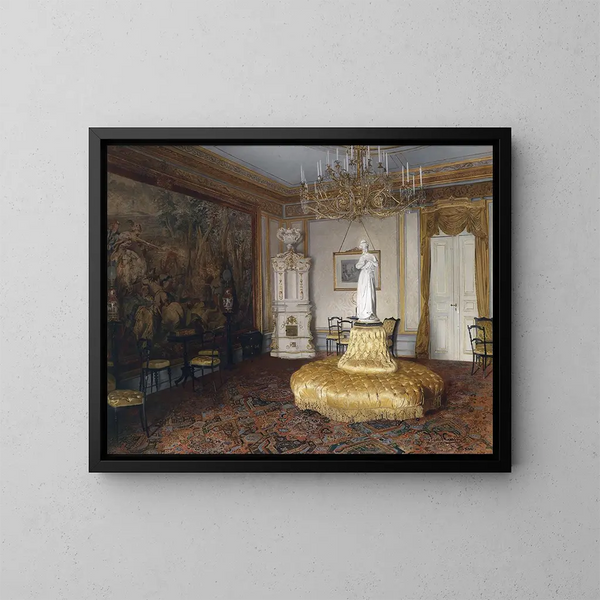 Interior - Johann Hamza — cuadro enmarcado en la pared
