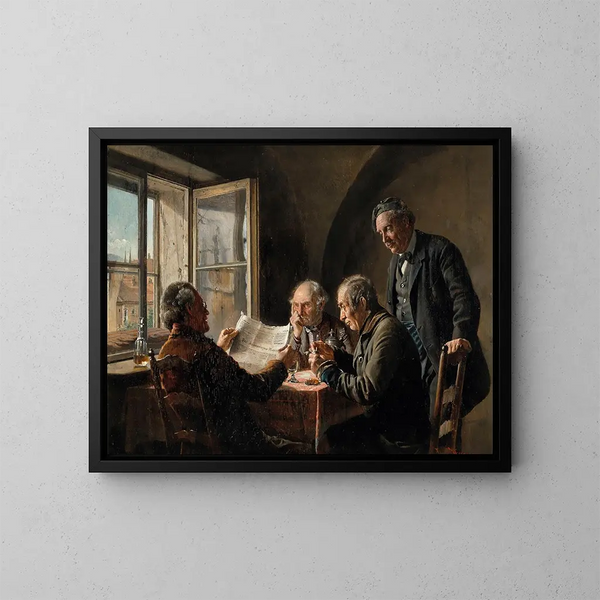 Últimas noticias - Johann Hamza — cuadro enmarcado en la pared