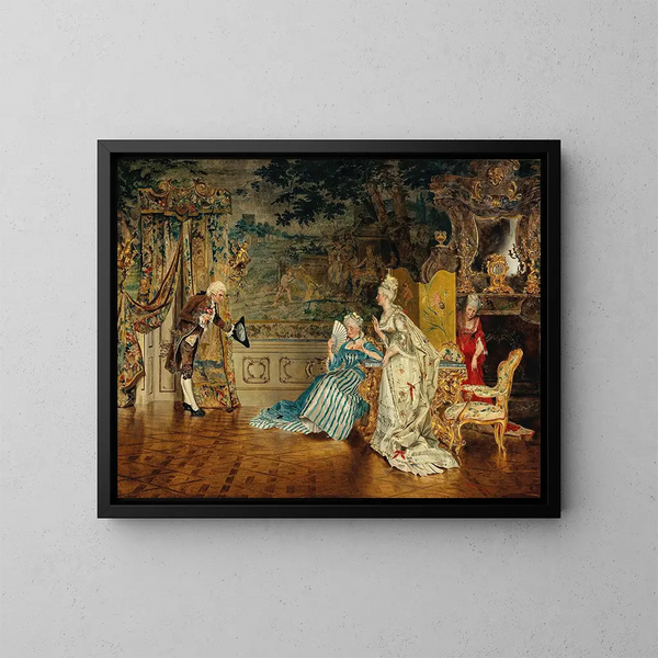 El Caballero - Johann Hamza — cuadro enmarcado en la pared