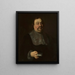 Retrato de un hombre - Johann Heinrich Am Ende — cuadro enmarcado en la pared