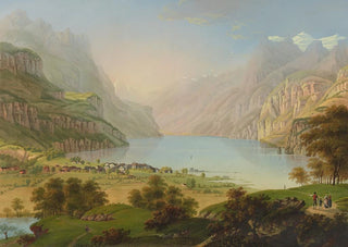 Johann Heinrich Bleuler - Brunnen am Vierwaldstdtersee.webp