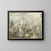 Escena de carnaval romano - Johann Heinrich Ramberg — cuadro enmarcado en la pared