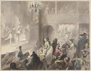 Johann Heinrich Ramberg - Theaterpublikum bei der Vorstellung eines Ballettstckes.webp