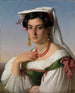 Retrato de Vittoria Caldoni - Johann Heinrich Richter — vista de la obra