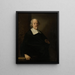 retrato de Adolf Ernst von Humbracht - Johann Heinrich Roos | Cuadro — cuadro enmarcado en la pared