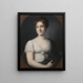Fredrika Dorothea Vilhelmina - Johann Heinrich Schröder — framed artwork on a wall