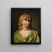 Retrato de un niño con rizos rubios - Johann Heinrich Wilhelm Tischbein — cuadro enmarcado en la pared