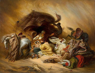 Johann Hermann Kretzschmer - The Samum in the Desert.webp