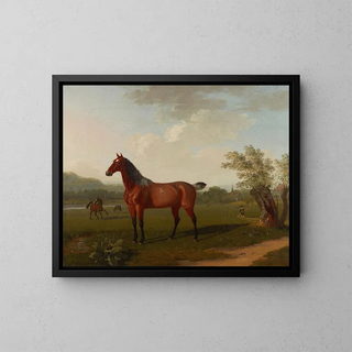 Johann Jakob Biedermann - Pferde in Landschaft.webp