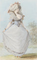 Dama noble en traje rococó - Johann Jakob Lutz — vista de la obra