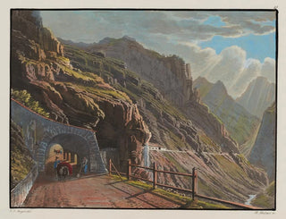 Johann Jakob Meyer - Galerie al Rio di Peder au dessous de lAuberge de Spondalunga en allant  Bormio.webp