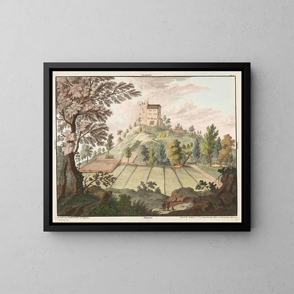 Castillo de Habsburgo - Johann Jakob Meyer — cuadro enmarcado en la pared