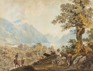 Johann Karl Mllener - Scne champtre prs de Clarens.webp
