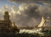 Rivage avec eaux agitées - Johann Kaspar Huber — vista de la obra