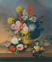 Still life with a bouquet of flowers - Johann Knapp — artwork view