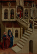 Presentation of the Virgin Mary at the temple altar panel of Marienfeld - Johann Koerbecke — artwork view