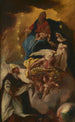 San Domingo recibiendo el Rosario de María - Johann Konrad Wengner — vista de la obra