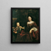 Family Portrait Painting - Johann Kupezky — framed artwork on a wall
