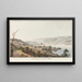 Luschertz cerca del lago de Bienne - Johann Ludwig Aberli — cuadro enmarcado en la pared