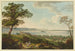 Vista de Cerlier y del lago de Bienne - Johann Ludwig Aberli — vista de la obra