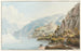 Vista tomada sobre el lago de Lucerna - Johann Ludwig Aberli — vista de la obra