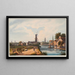 Vista de la ciudad de Utrecht - Johann Ludwig Bleuler — cuadro enmarcado en la pared