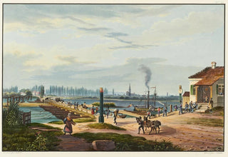 Johann Ludwig Bleuler - Vue de la ville de Strasbourg prise de Kehl.webp