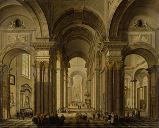 Johann Ludwig Ernst Morgenstern - Interior of a Baroque Church.webp