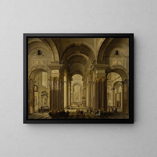 Johann Ludwig Ernst Morgenstern - Interior of a Baroque Church.webp