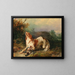 The Trap - Johann Matthias Ranftl — framed artwork on a wall