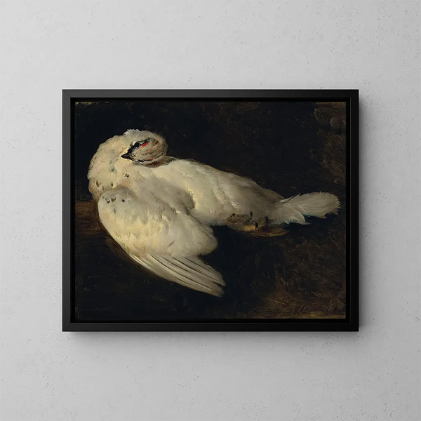 Todos los lagópodos - Johann Matthias Ranftl — cuadro enmarcado en la pared