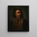 Retrato de hombre - Johann Melchior Roos — cuadro enmarcado en la pared
