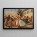 La dernière danse sur le Sechsschimmelberg - Johann Michael Kupfer — framed artwork on a wall