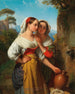 Jóvenes mujeres italianas en la fuente - Johann Nepomuk Ender — vista de la obra