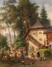 Fiesta del pueblo - Johann Nepomuk Passini — vista de la obra