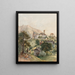 Schenna cerca de Merano - Johann Nepomuk Passini — cuadro enmarcado en la pared