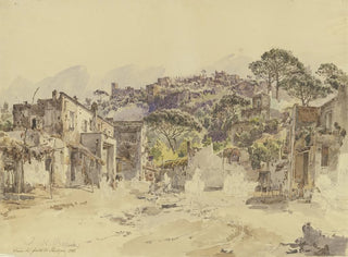 Johann Nepomuk Rauch - Fuori la grotta di Posilipo.webp